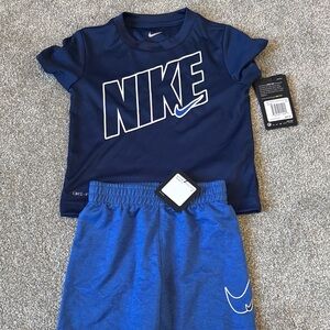 Nike Navy and Royal Blue Kids Set